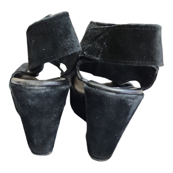 Cordani Suede Wedges Size 10.5 - Picture 7 of 7